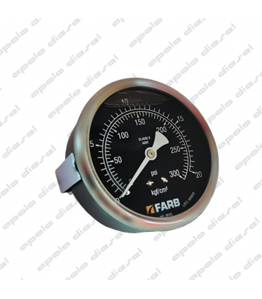 Manometro 0 a 30 BAR 80MM