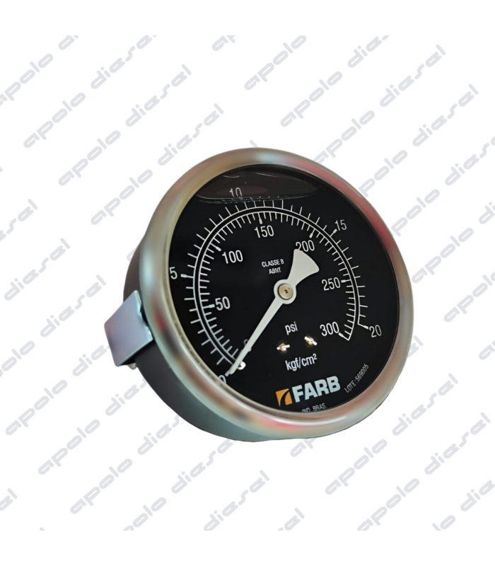 Manometro 0 a 30 BAR 80MM