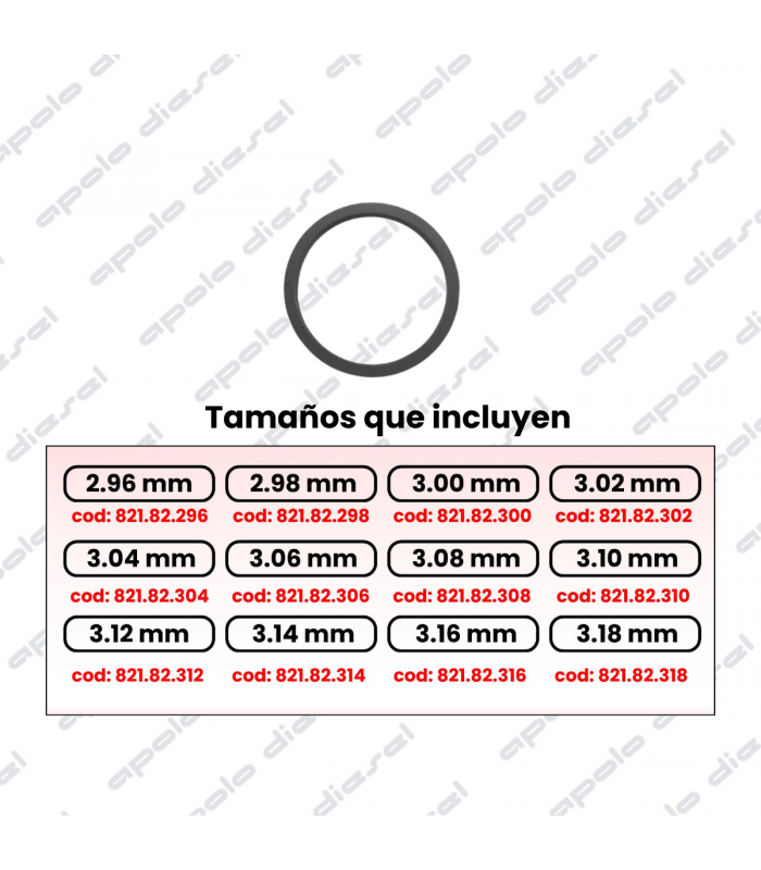 Juego de Calces - Ajuste de Bobina